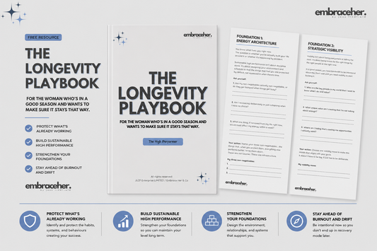 THE LONGEVITY PLAYBOOK